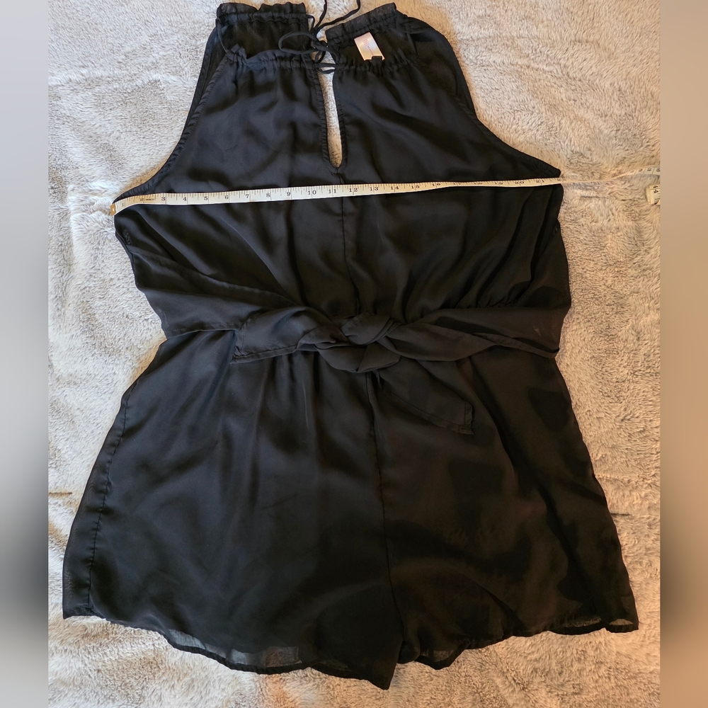 NOBO Black Drawstring Short One Piece